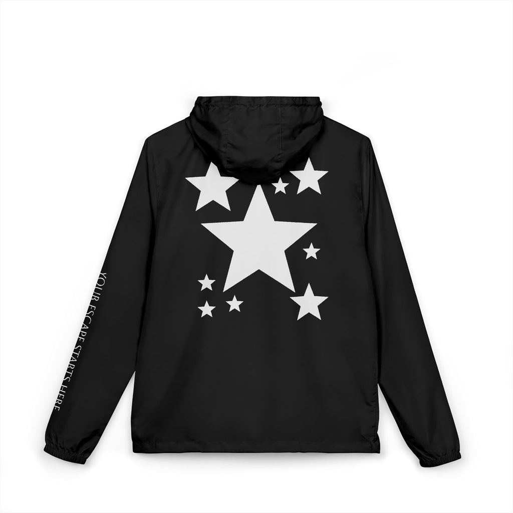 Lightweight Full‑Zip Hooded Windbreaker