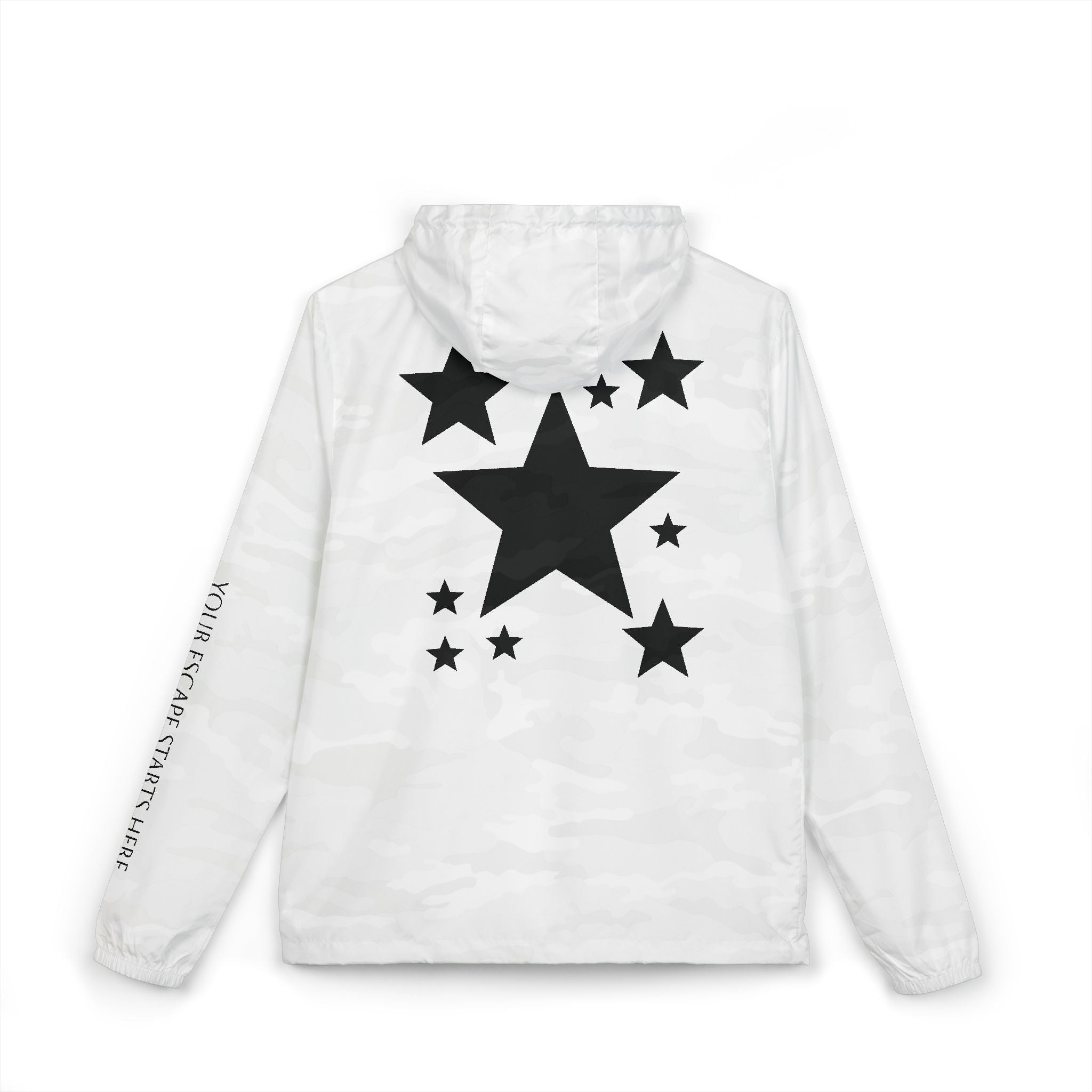 Lightweight Full‑Zip Hooded Windbreaker